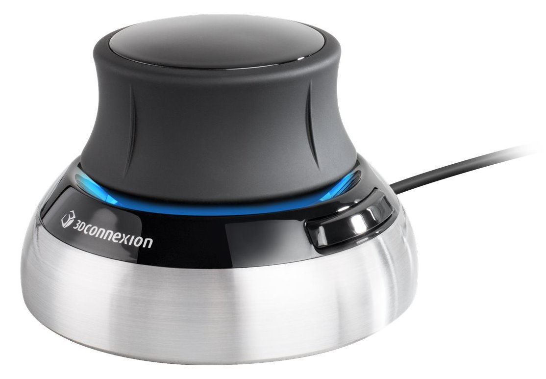3Dconnexion SpaceMouse Compact - 3D-Maus - 2 Tasten