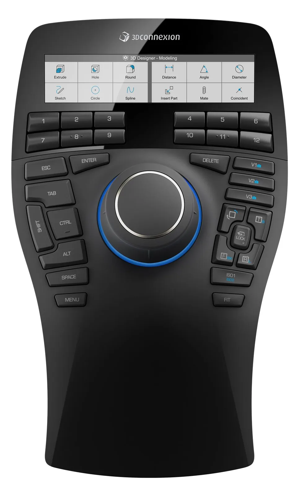 3Dconnexion SpaceMouse Enterprise - 3D-Maus - 31 Tasten, Ansicht 3