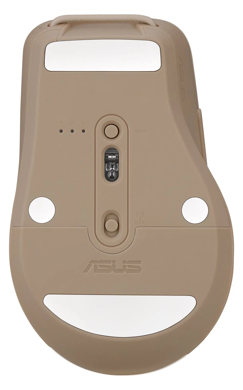 ASUS SmartO MD200 Silent Plus - Maus - optisch - 6 Tasten - kabellos - 2.4 GHz, Bluetooth 5.0 - kabelloser Empfänger, Ansicht 4