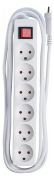 MicroConnect MC-GRU0630DK - 3 m - Drinnen - Typ K - Typ K - Weiß - 6 AC-Ausgänge von LumaTech