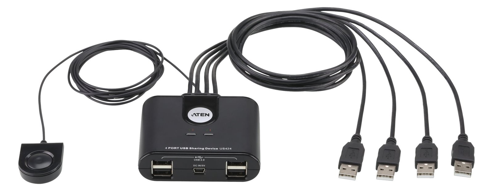 ATEN US424 4-Port USB Peripheral Sharing Device