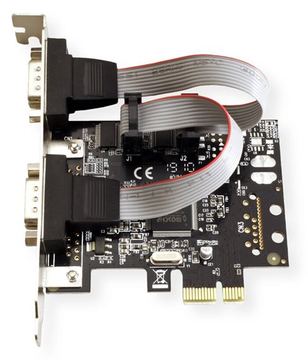 VALUE Serieller Adapter - PCIe - RS-232 x 2 von LumaTech