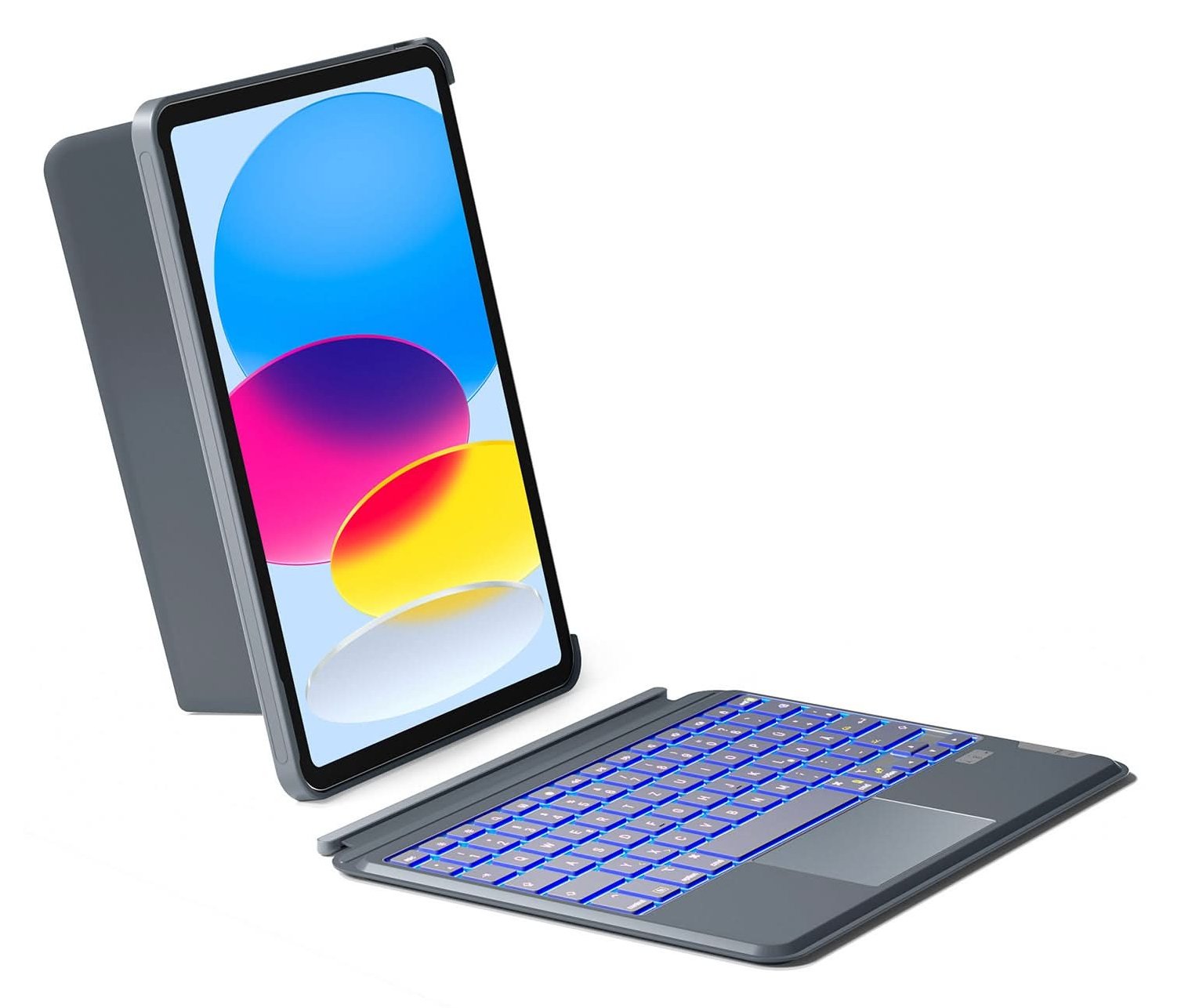 Inateck Keyboard iPad 11 gray 10th Gen. Compatible - TL: Deutsch, QWERTZ