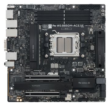 ASUS Pro WS B850M-ACE SE AM5 AMD Micro-ATX motherboard PCIe 5.0 - Mainboard - AMD Sockel AM5 (Ryzen Zen4) von LumaTech
