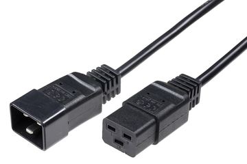 MicroConnect Stromkabel - IEC 60320 C19 zu IEC 60320 C20 von LumaTech