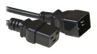 MicroConnect Stromkabel - IEC 60320 C19 zu IEC 60320 C20, Ansicht 2