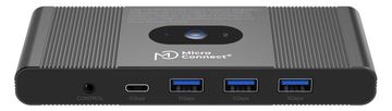 MicroConnect Displayport & USB-C KVM Switch - KVM-Umschalter - 2-Port von LumaTech