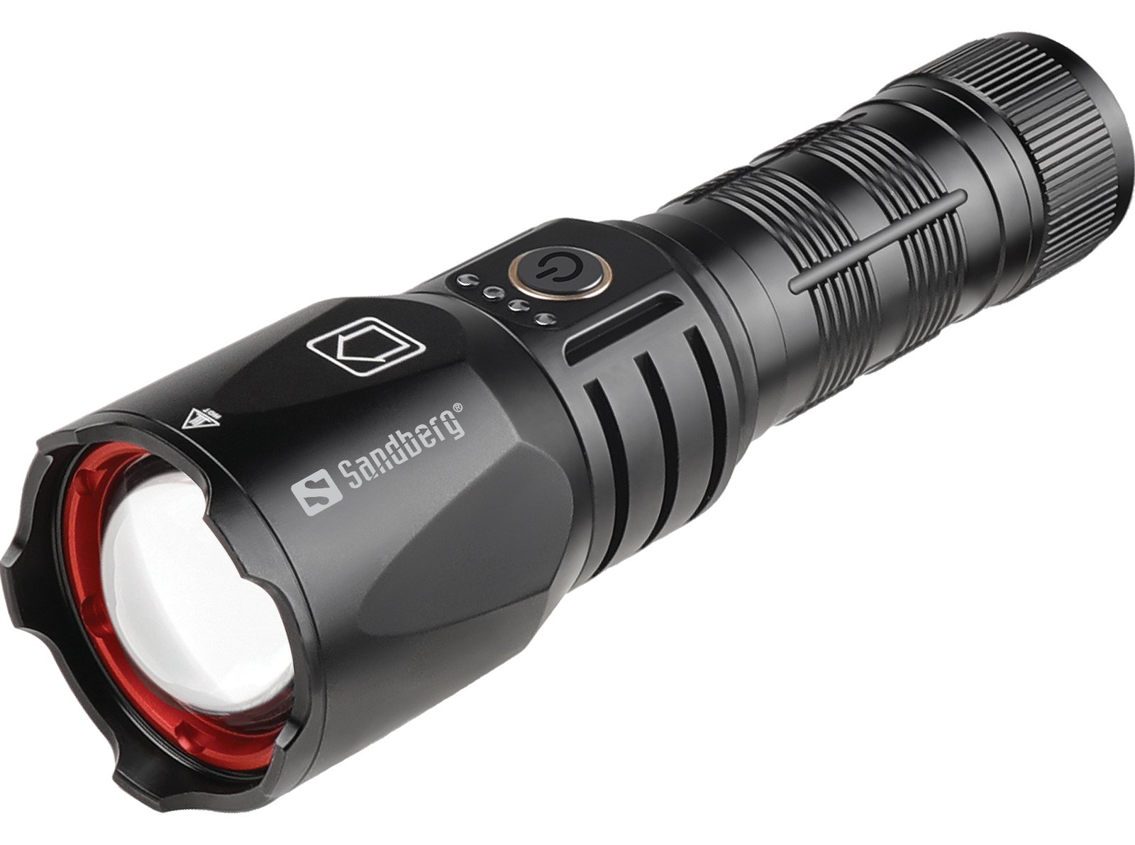 SANDBERG Active Survivor Torch Powerbank 5000 - Powerbank - 5000 mAh - 18.5 Wh - 2 A - 2 Ausgabeanschlussstellen