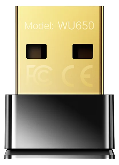 CUDY WU650 - Kabellos - USB - WLAN - Wi-Fi 5 (802.11ac) - 433 Mbit/s - Schwarz, Ansicht 3