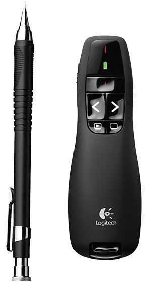 Logitech Wireless Presenter R400 - Präsentations-Fernsteuerung