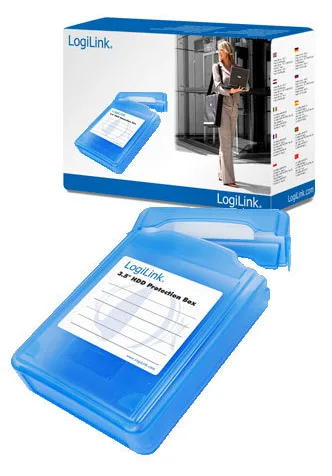 LogiLink 3.5 HDD Protection Box for 1 HDD - Festplattenlaufwerk-Schutzgehäuse, Ansicht 2