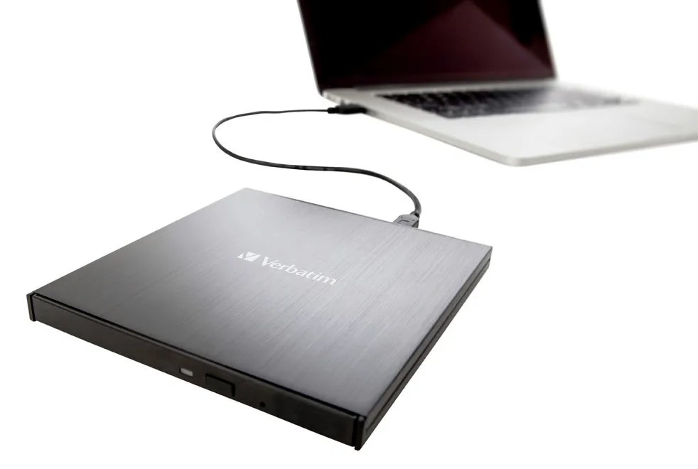 Verbatim Ultra HD 4K - Laufwerk - BDXL Writer - 6x/4x - SuperSpeed USB 3.1 Gen 1 - extern (13,3 cm Slim Line), Ansicht 4