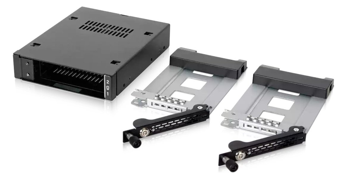Icy Dock ToughArmor EX MB492SKL-B - Mobiles Speicher-Rack - 2.5 (6.4 cm)
