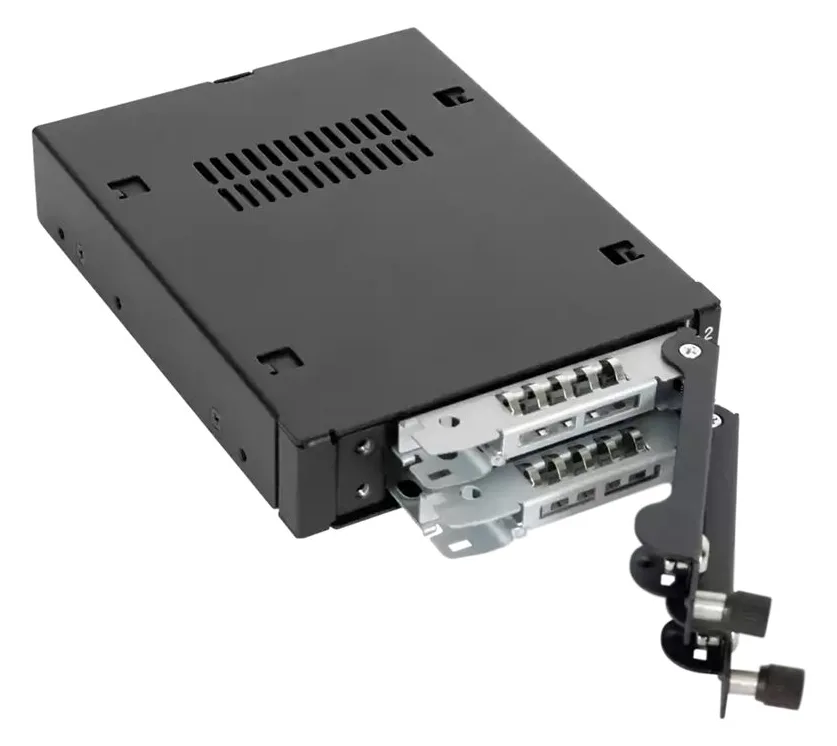 Icy Dock ToughArmor EX MB492SKL-B - Mobiles Speicher-Rack - 2.5 (6.4 cm), Ansicht 4