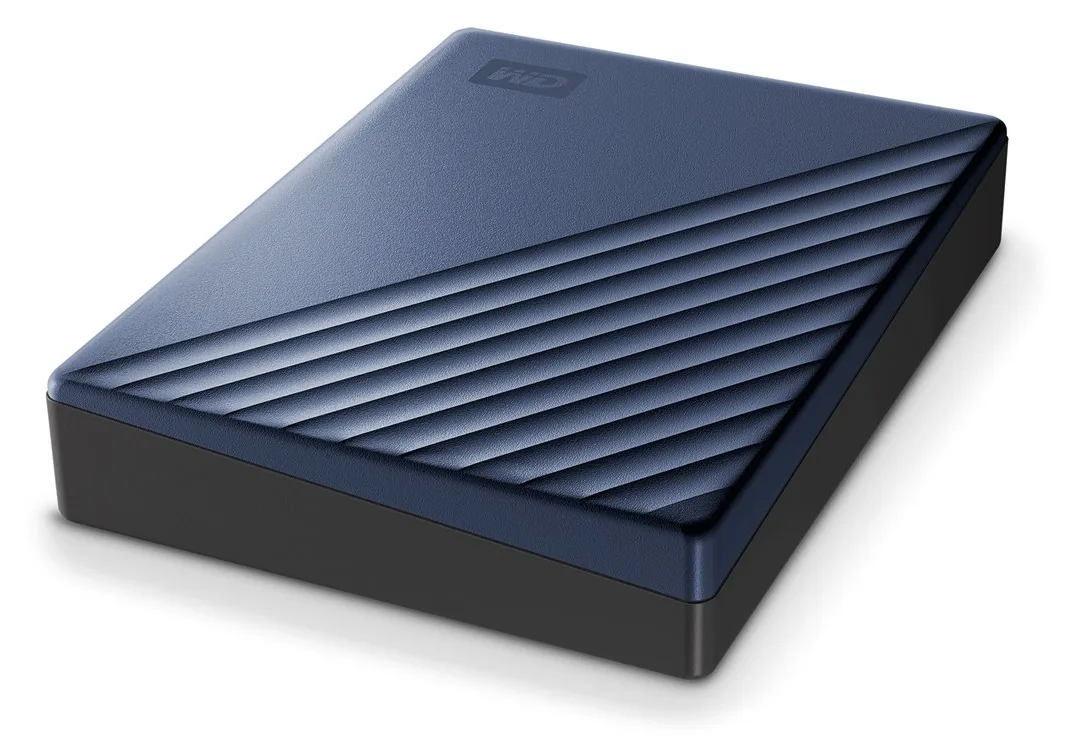 WD My Passport for Mac WDBEJA0060BBL - Festplatte - verschlüsselt - 6 TB - extern (tragbar), Ansicht 3