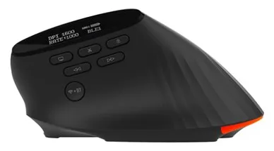 Acer Smart Fit - Maus - vertikal - ergonomisch - Laser - 10 Tasten - kabellos - 2.4 GHz, Bluetooth 5.0, Ansicht 2