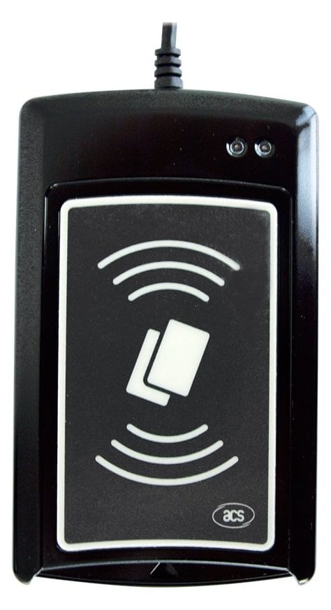 Acs Control System ACR1281S-C1 DualBoost II Smart-Card-Lesegerät USB RS-232 Schwarz (ACR1281S-C1ACSA)