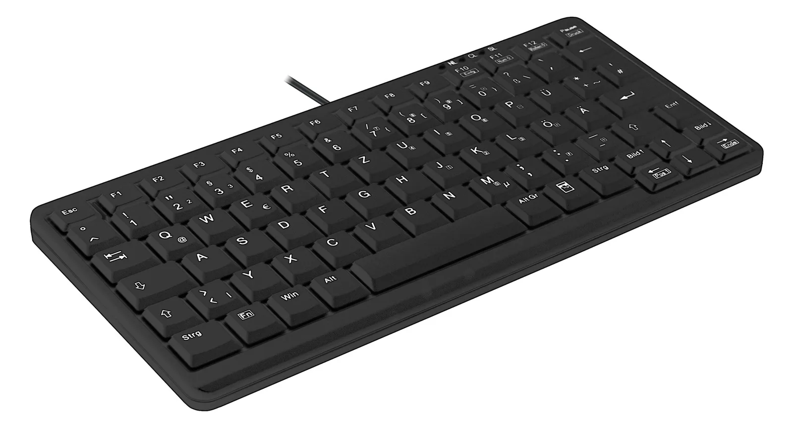 Active Key AK-4100-U - Tastatur - USB - TL: Deutsch, QWERTZ, Ansicht 2