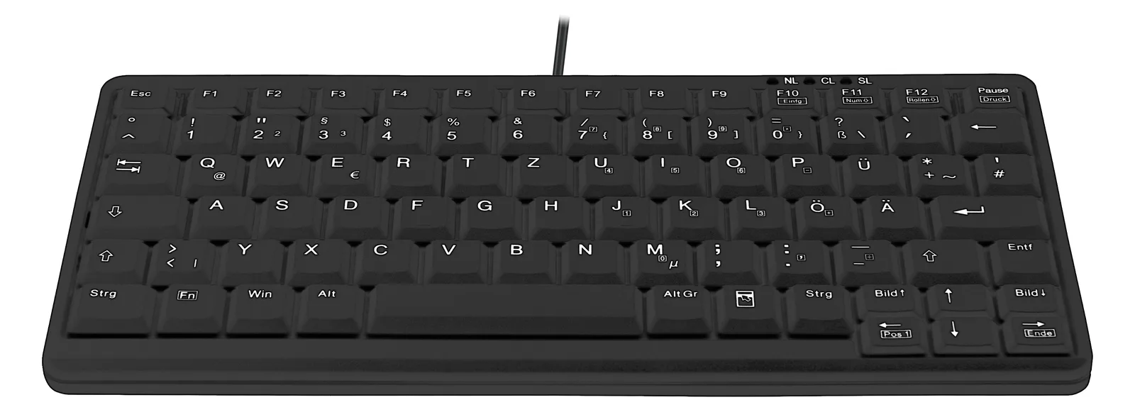 Active Key AK-4100-U - Tastatur - USB - TL: Deutsch, QWERTZ, Ansicht 4
