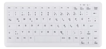 Active Key AK-C4110 - Volle Größe (100%) - Kabellos - RF Wireless - Membran Key Switch - Weiß - TL: Deutsch, QWERTZ von LumaTech