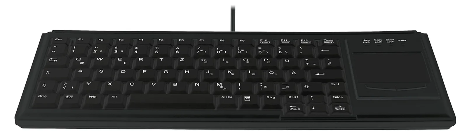 Active Key IndustrialKey AK-4400-G - Tastatur - TL: Deutsch, QWERTZ - Schwarz, Ansicht 4