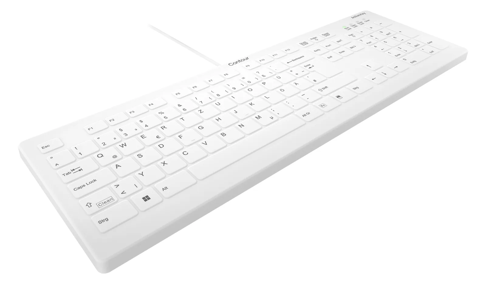 Active Key MTA AK-C8112 Corded weiß - TL: Deutsch, QWERTZ - IP68, Ansicht 3
