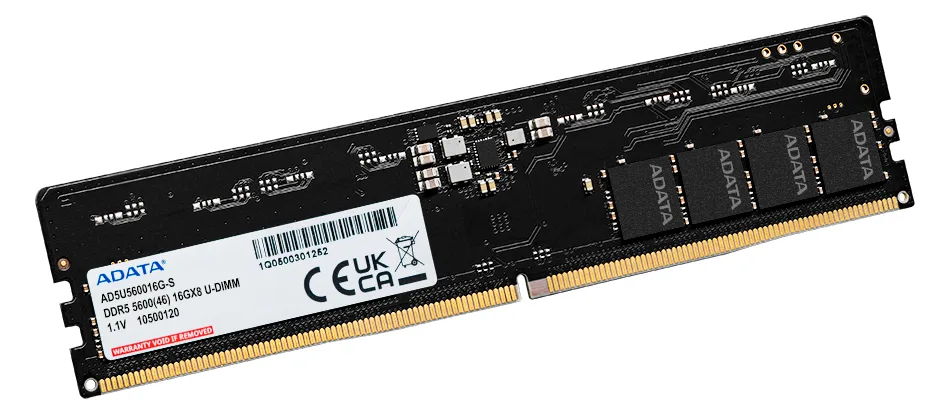 ADATA DDR5 - Modul - 16 GB - DIMM 288-PIN - 5600 MHz / PC5-44800, Ansicht 3