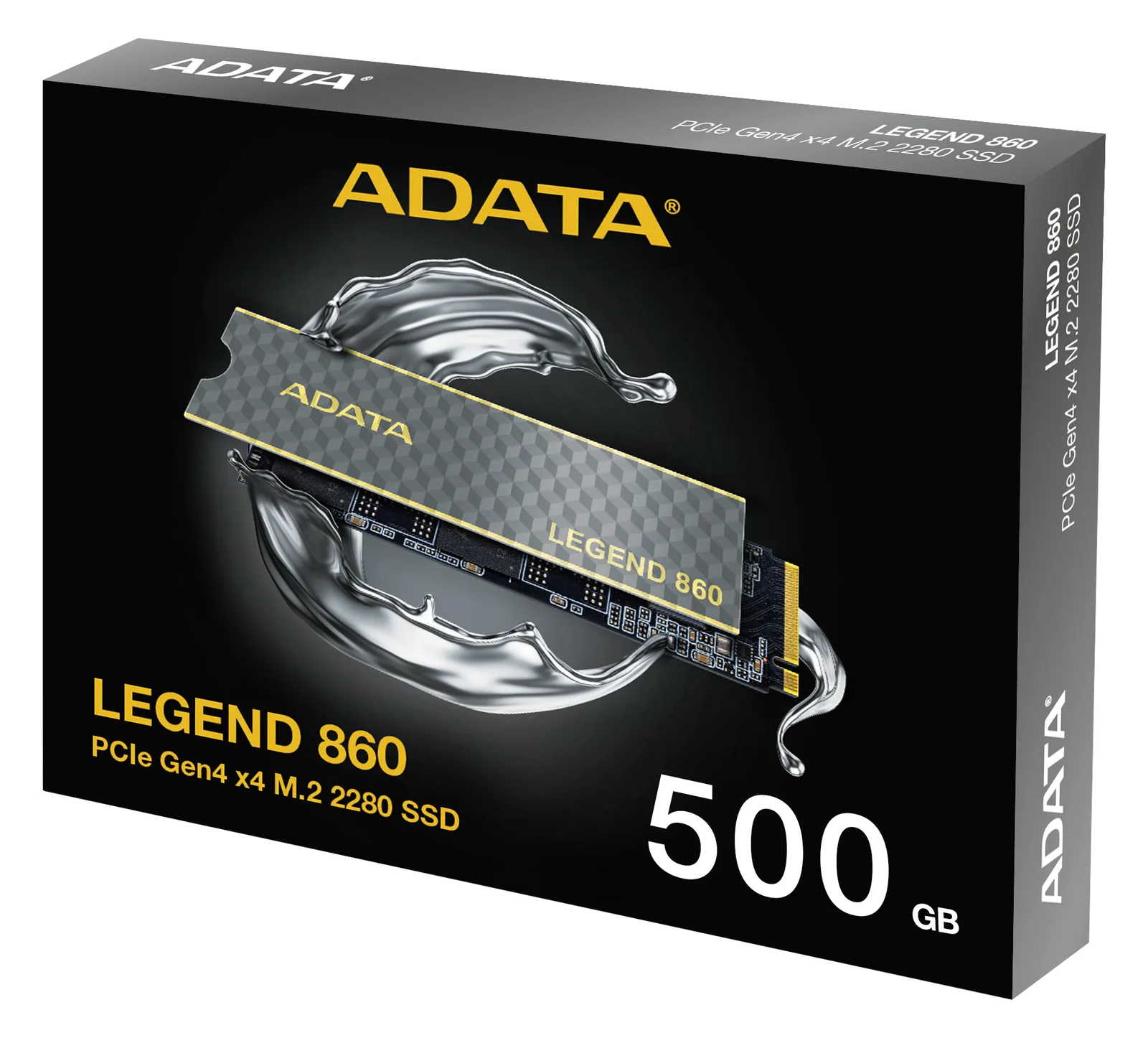 ADATA Legend 860 - SSD - 500 GB - intern - M.2 2280 - PCIe 4.0 x4 (NVMe), Ansicht 2