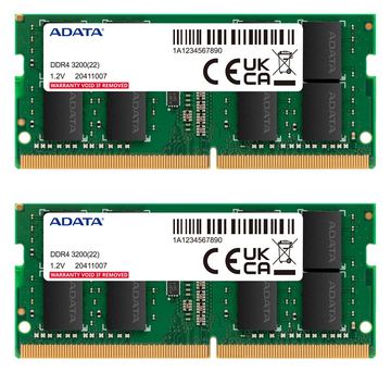 ADATA SO-DIMM DDR4-3200 Dual-Kit gruen AD4S32008G22-DTGN - 16 GB - DDR4 von LumaTech