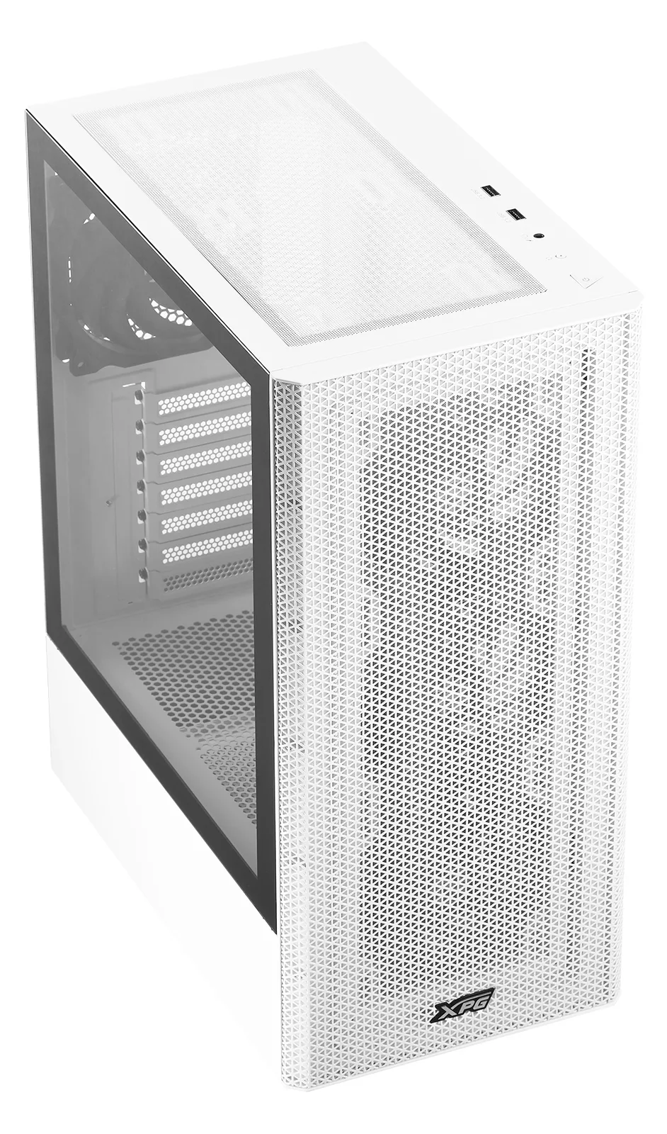 ADATA XPG VALOR - Mid tower - ATX - Seitenteil mit Fenster (gehärtetes Glas) - weiß, Ansicht 2