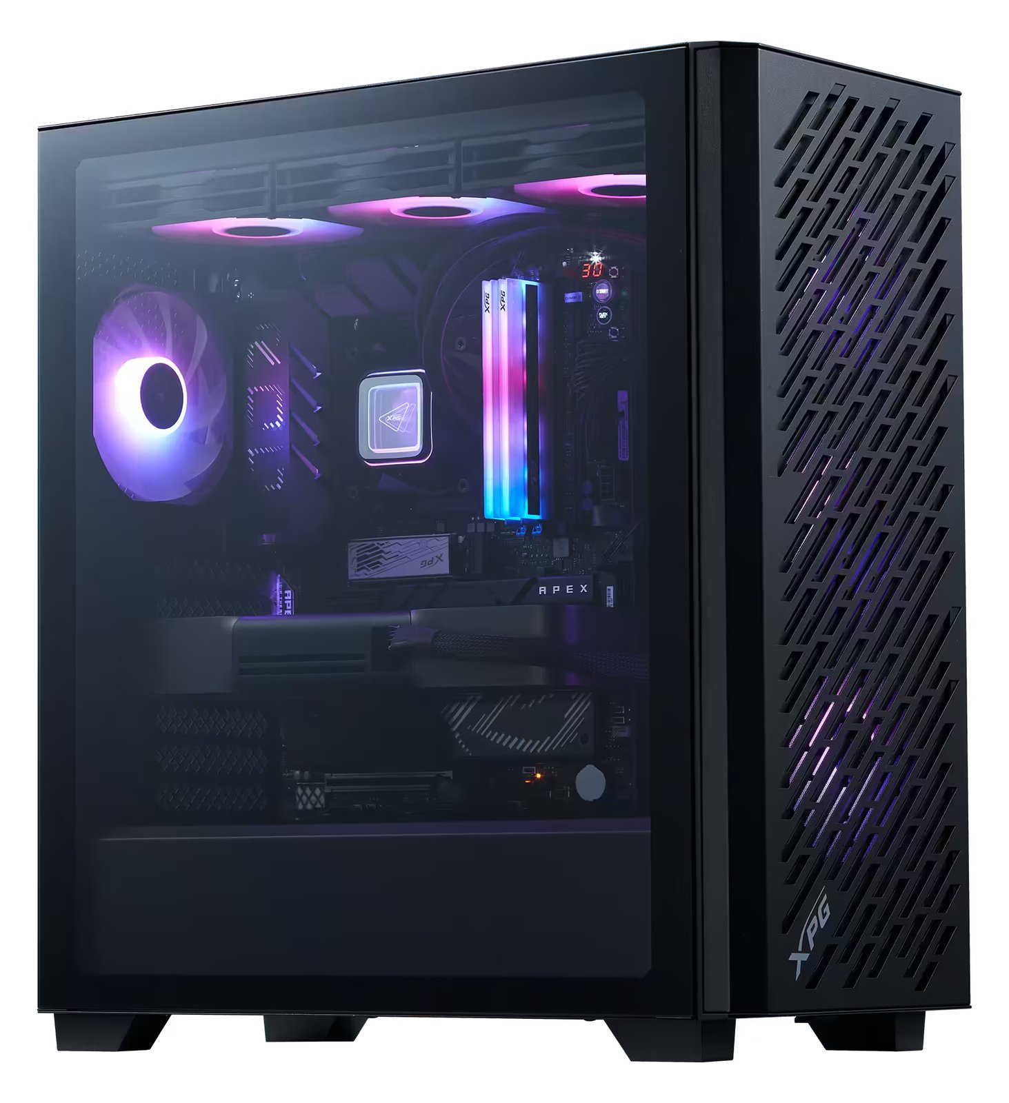 ADATA XPG VALOR AIR PRO Mid Tower BLACK - Tower - ATX