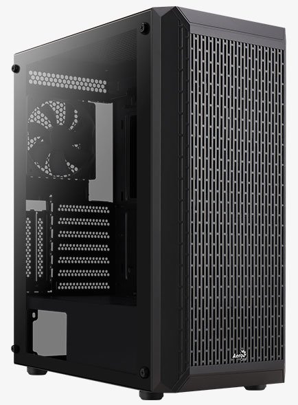AEROCOOL ADVANCED TECHNOLOGIES AeroCool Beam - Mid tower - ATX - Seitenteil mit Fenster (gehärtetes Glas) von LumaTech