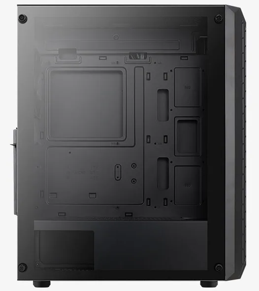 AEROCOOL ADVANCED TECHNOLOGIES AeroCool Beam - Mid tower - ATX - Seitenteil mit Fenster (gehärtetes Glas), Ansicht 3