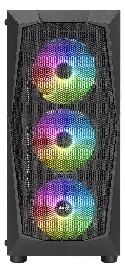 AEROCOOL ADVANCED TECHNOLOGIES AeroCool Falcon ARGB - Mid tower - ATX - Seitenteil mit Fenster (gehärtetes Glas), Ansicht 5