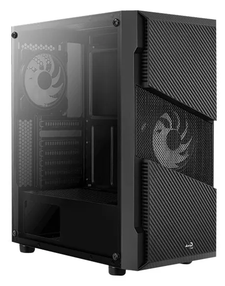 AEROCOOL ADVANCED TECHNOLOGIES AeroCool Menace Saturn RGB - Tempered Glass Edition - Tower - ATX -Seitenteil mit Fenster, Ansicht 5