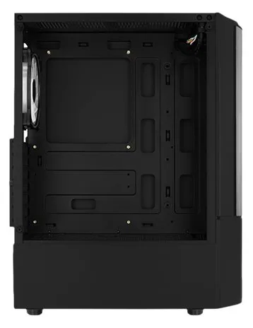 AEROCOOL ADVANCED TECHNOLOGIES AeroCool Quantum - Mid tower - ATX - Seitenteil mit Fenster (gehärtetes Glas), Ansicht 2