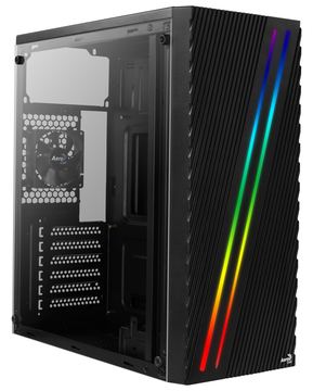 AEROCOOL ADVANCED TECHNOLOGIES AeroCool Streak - Tower - ATX - Seitenteil mit Fenster (Acryl) von LumaTech