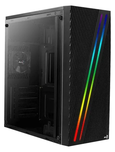 AEROCOOL ADVANCED TECHNOLOGIES AeroCool Streak - Tower - ATX - Seitenteil mit Fenster (Acryl), Ansicht 3