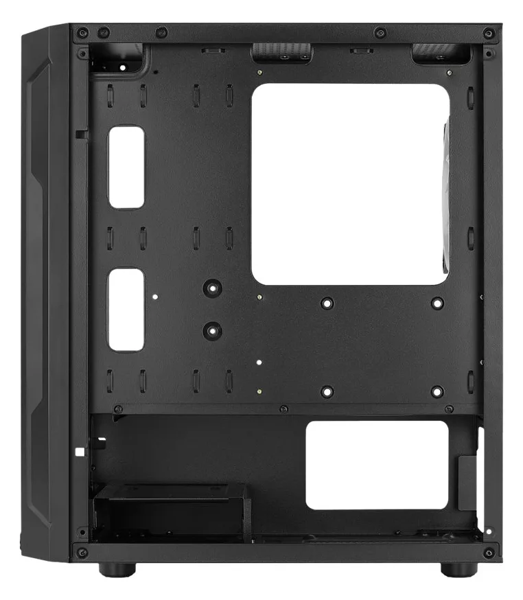 AEROCOOL ADVANCED TECHNOLOGIES AeroCool Trinity Mini-G-BK-V2 - MT - micro ATX - Seitenteil mit Fenster (gehärtetes Glas), Ansicht 4