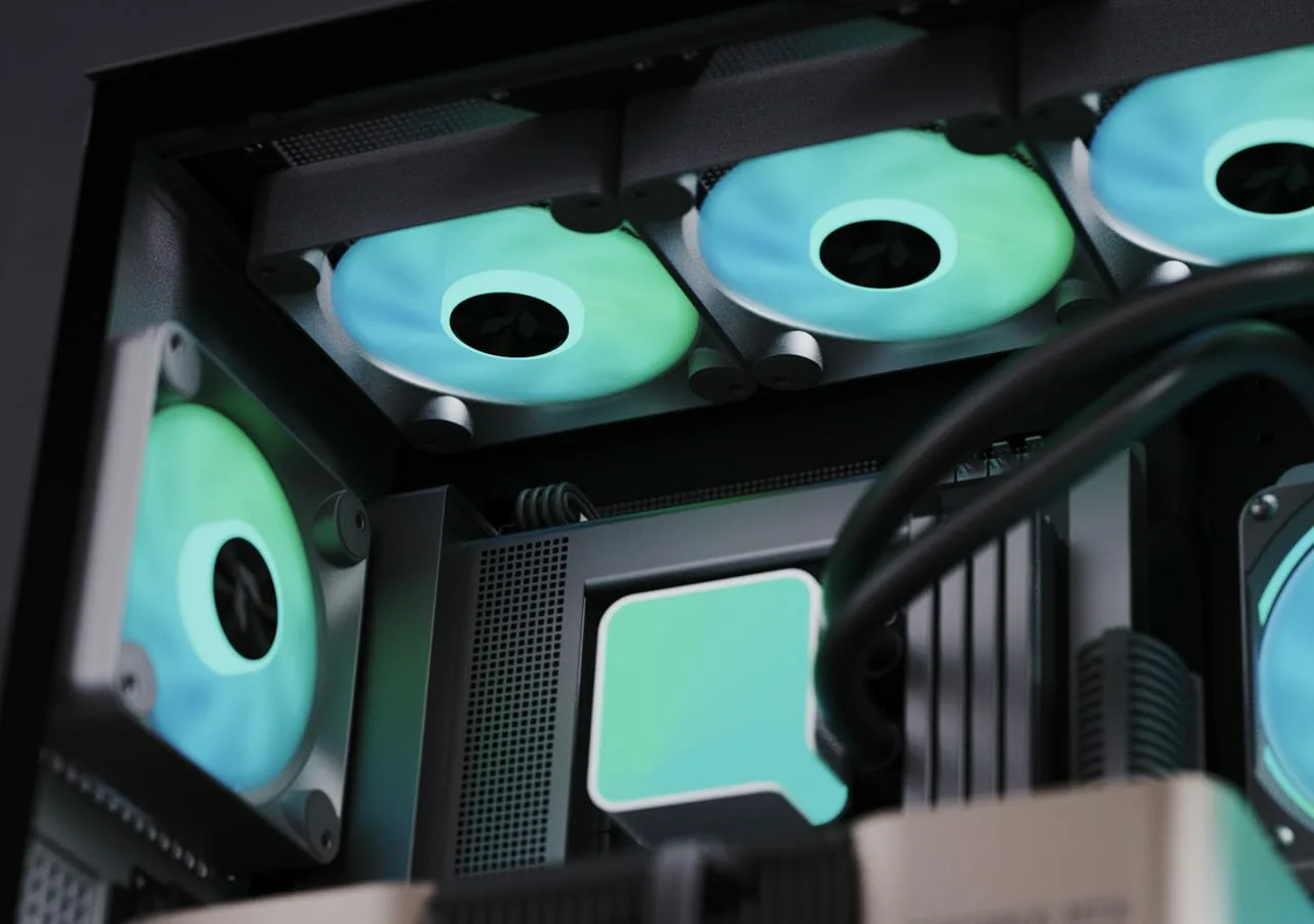 AEROCOOL ADVANCED TECHNOLOGIES Geh Midi APNX C1 MicroATX/ATX/MiniITX o.N. white - ATX - Midi/Minitower - ATX, Ansicht 4