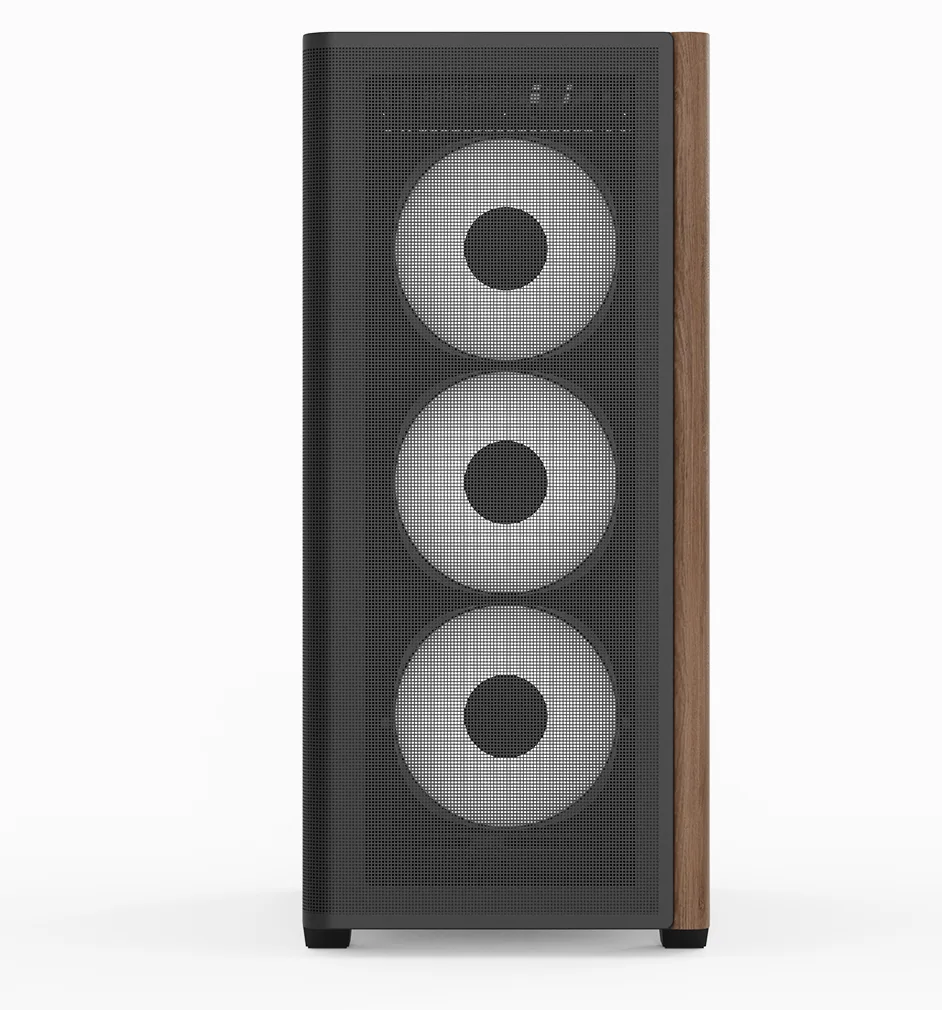 AEROCOOL ADVANCED TECHNOLOGIES Geh Midi D501A-G-WT-v2 W/Wood/ATX - ATX, Ansicht 2
