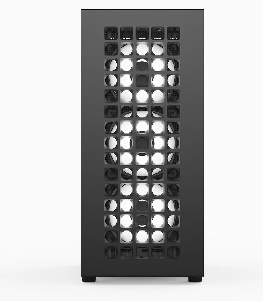 AEROCOOL ADVANCED TECHNOLOGIES Geh Midi D502A-G-BK-v1 B/Mesh/ATX, Ansicht 2