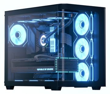 AEROCOOL ADVANCED TECHNOLOGIES Geh Midi P500C-G-BK-v1 o.N. Full Tempered Glas B - Gehäuse von LumaTech