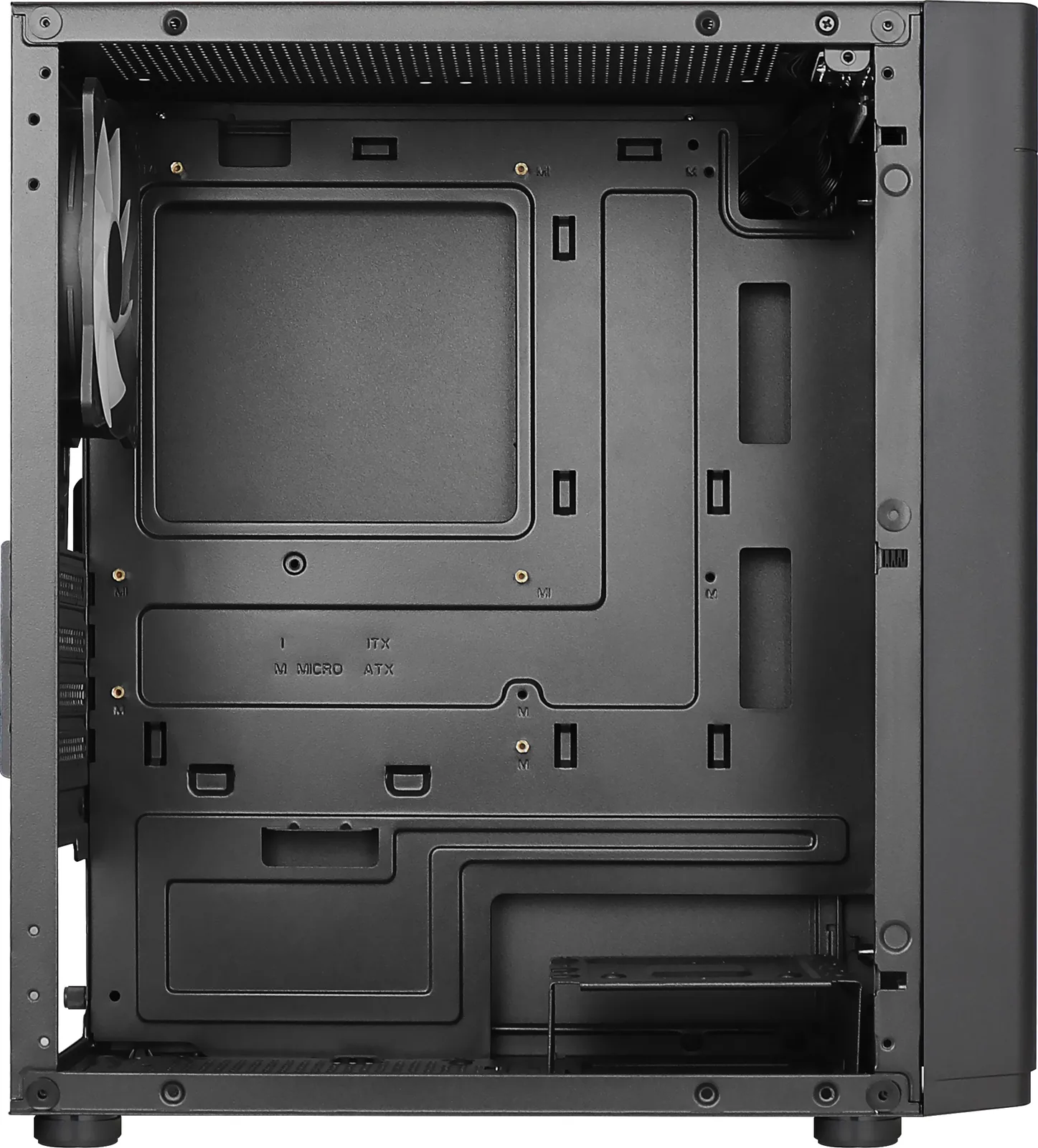 AEROCOOL ADVANCED TECHNOLOGIES Hexform - Mini Tower - PC - Schwarz - micro ATX - Mini-ITX - ABS - SPCC, Ansicht 4