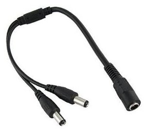 ALLNET 133119 2x DC Gleichstrom Schwarz Stromkabel von LumaTech