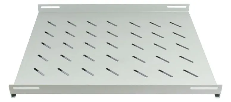 ALLNET 19Schrank zbh. Fachboden fest T750/B472/H46mm Lichtgrau für SNB-Serie, Ansicht 2
