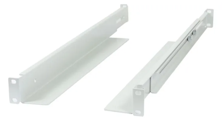 ALLNET 19Schrank zbh. L-Schiene variabel L 502-849mm Lichtgrau 1, Ansicht 2