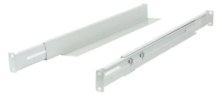 ALLNET 19Schrank zbh. L-Schiene variabel L 502-849mm Lichtgrau 1, Ansicht 3