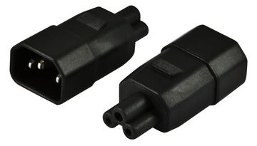 ALLNET ADAP-C14-IEC320-C5 - C14 - IEC 320-C5 - Schwarz von LumaTech