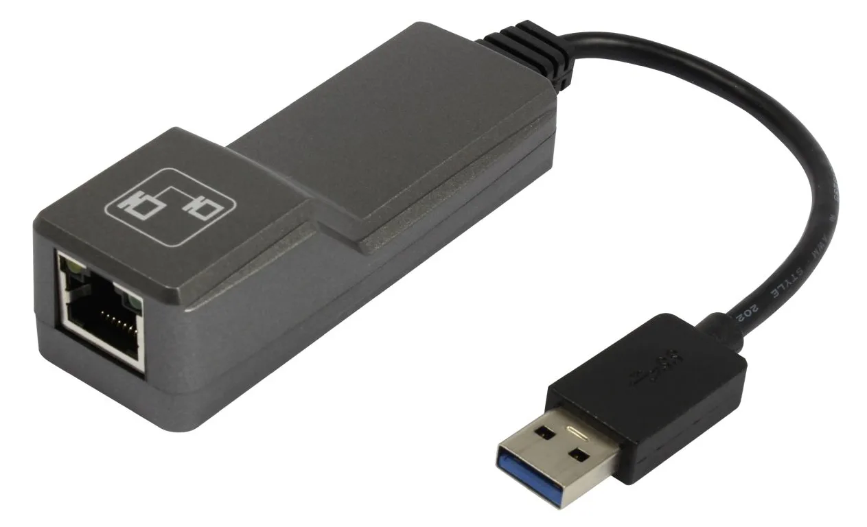 ALLNET ALL0174XG-A - USB Typ-C - RJ-45 - Schwarz, Ansicht 3